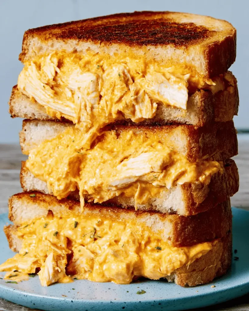 Buffalo Chicken Grilled Cheese