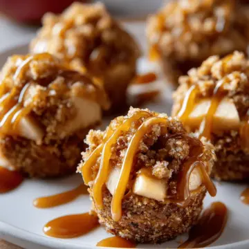 Caramel Apple Crisp Bites