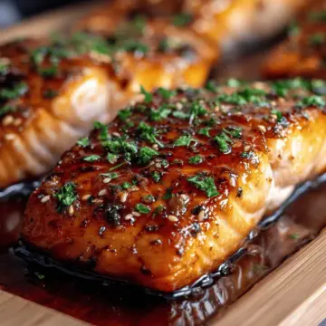 Crispy Honey Garlic Glazed Salmon Recipe