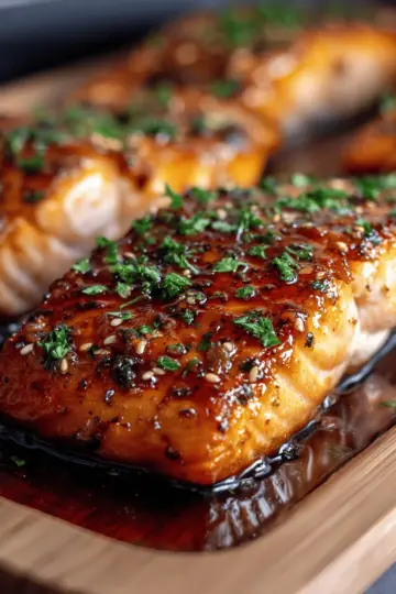 Crispy Honey Garlic Glazed Salmon Recipe