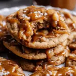 salted caramel apple pie cookies