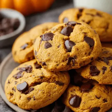 Pumpkin Chocolate Chip Cookies