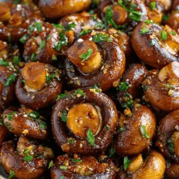 Honey and Garlic Roasted Mushrooms Recipe