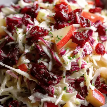 Cranberry Apple Coleslaw: A Delicious & Healthy Recipe