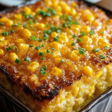 Honey-Glazed Corn Casserole