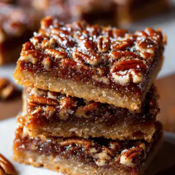 Maple Pecan Pie Bars