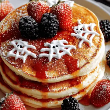 Easy Spider Pancakes