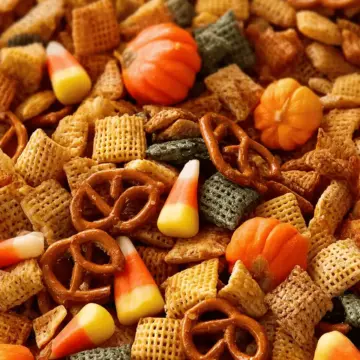 Halloween Harvest Hash Chex Mix
