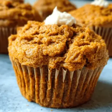 Healthy Greek Yogurt Pumpkin Muffins