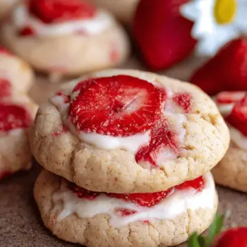Strawberry Cheesecake Cookies
