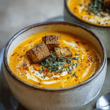 Creamy Roasted Butternut Squash Soup