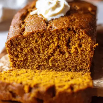 Vanilla pudding pumpkin bread