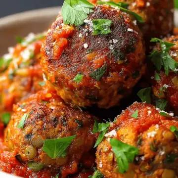 Easy Vegetarian Lentil Meatballs