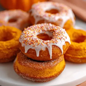 Easy Baked Pumpkin Donuts