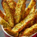 Air Fryer Spicy Dill Pickle Fries