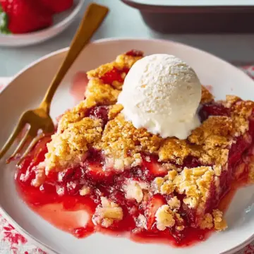 Strawberry Dump Cake