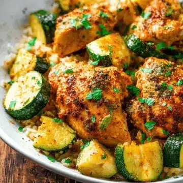 Easy Baked Chicken and Zucchini Recipe