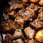 Slow Cooker Garlic Butter Beef Bites