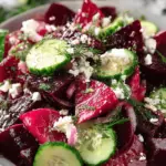 Beet Salad with Feta, Cucumbers, and Dill