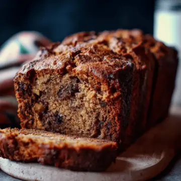 Banana bread moelleux