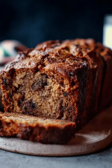Banana bread moelleux