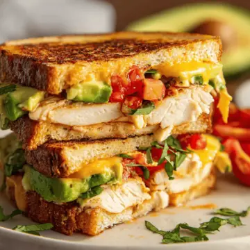 Chipotle Chicken Avocado Melt