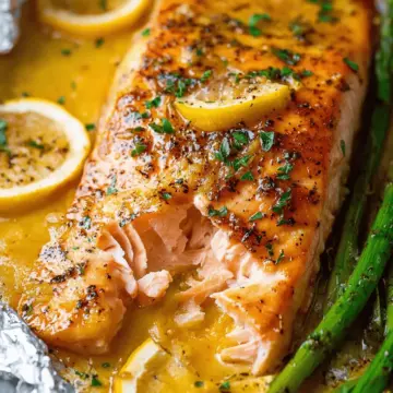 Sheet Pan Lemon Garlic Butter Salmon