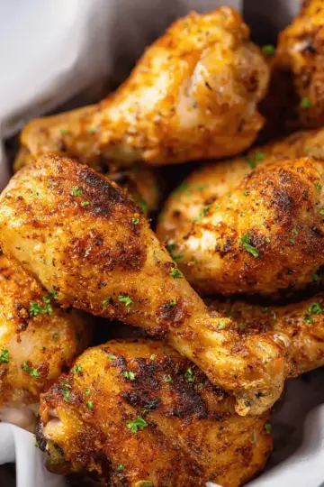 Air Fryer Garlic Parmesan Drumsticks