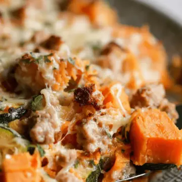 Ground Turkey Sweet Potato Bake