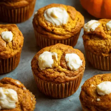 Pumpkin Cream Cheese Muffins