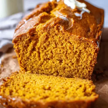 Vanilla pudding pumpkin bread
