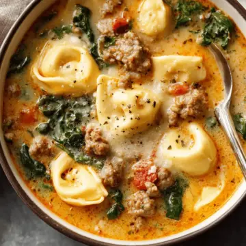 Sausage Tortellini Soup