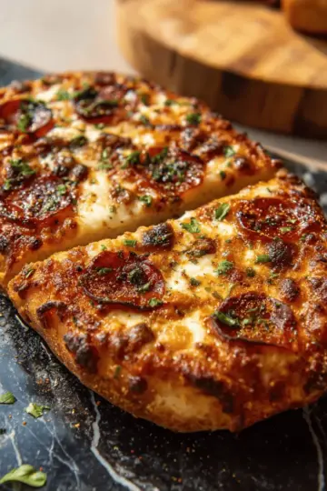 Hot Honey Garlic Bread Pizza