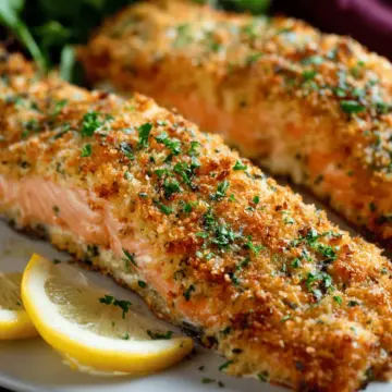Baked Parmesan Crusted Salmon