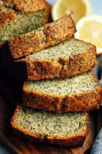 Lemon Poppyseed Zucchini Bread