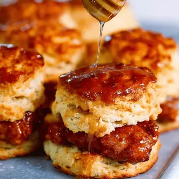 Hot Honey Chicken Biscuits
