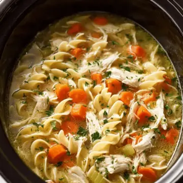 Slow Cooker Chicken Noodle Soup