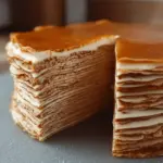 Crêpes cake vanille spéculoos