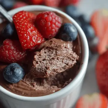 Chocolate Chia Protein Pudding