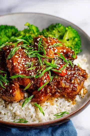Slow Cooker Honey Garlic Chicken