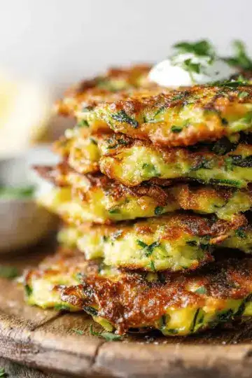 Crispy Zucchini Fritters