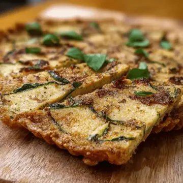 Scarpaccia – Savory Zucchini Tart (Tuscan Style)