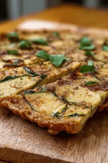 Scarpaccia – Savory Zucchini Tart (Tuscan Style)