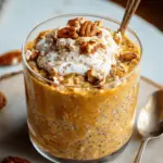 Pumpkin Pie Overnight Oats with Chia