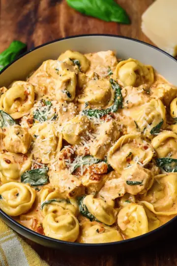 CrockPot Chicken Tortellini