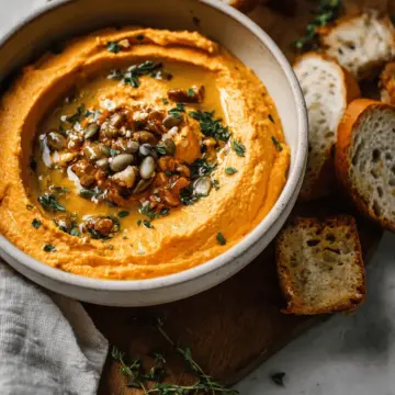 Pumpkin Whipped Feta Dip