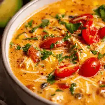 Creamy Chicken Enchilada Soup