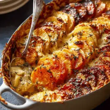 Cheesy Root Vegetable Gratin