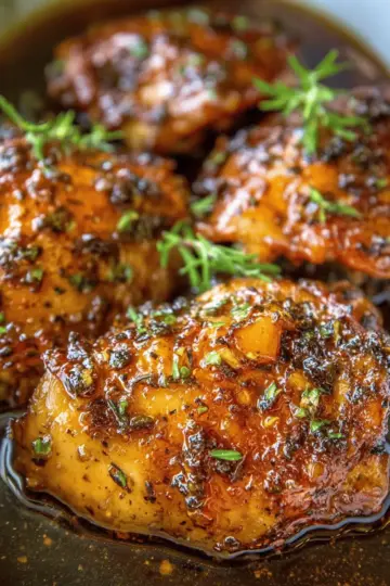 Slow Cooker Brown Sugar Garlic Chicken