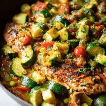 Tex Mex Chicken and Zucchini Recipe